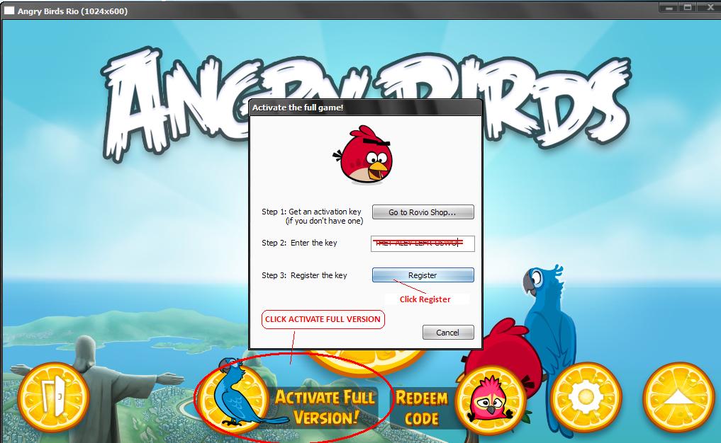 Angry Birds Rio Redeem Code Free Download Paintrenew